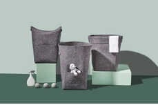 Upcycled Laundry Hampers