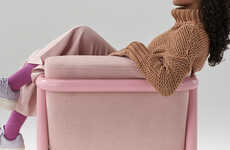 Boldly Framed Lounge Chairs