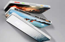 Rotating Button Panel Smartphones