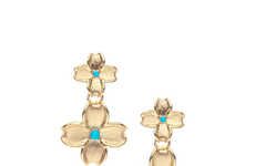 Ornate Floral Earrings